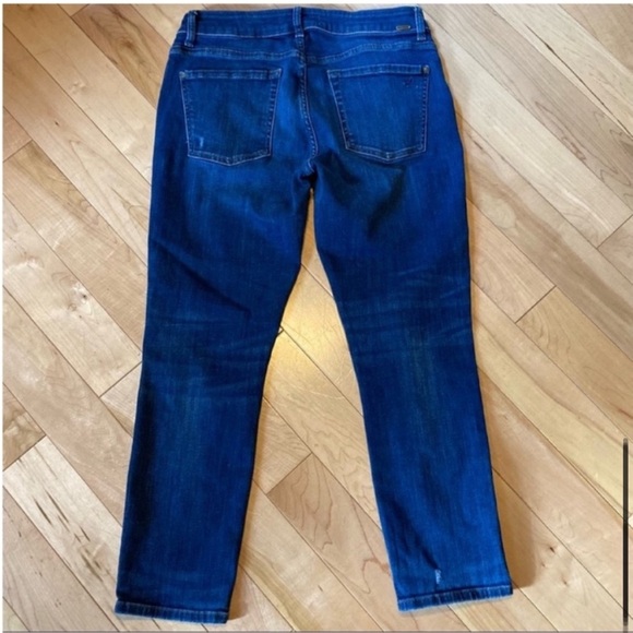 DL1961 Davis Skinny Boyfriend Jeans cropped length Venus color size 27 - Picture 9 of 12